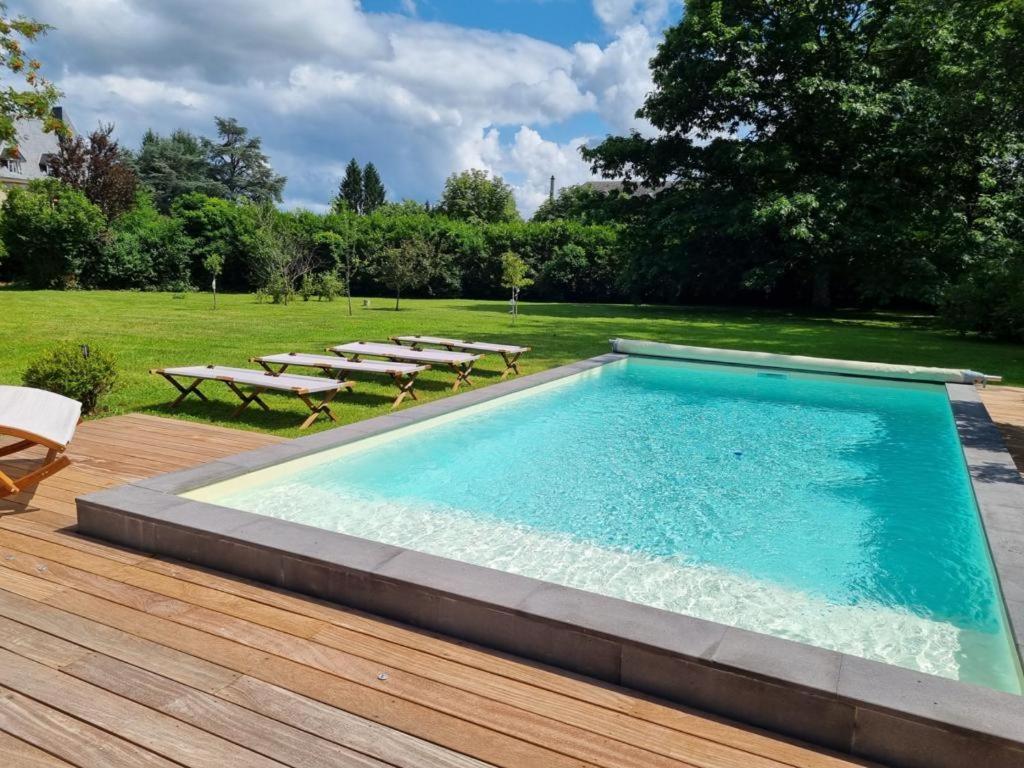 Villa Mura Gite Luxe Avec Piscine Et Spa Campagne Et Grand Air Nouvelle Aquitaine Correze Neuvic  Exterior foto